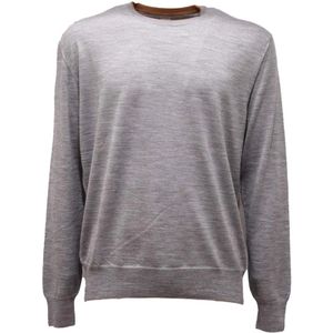 Eleventy, Heren, Truien, Grijs, Maat: XL Zijde,