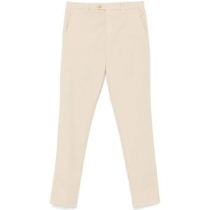 Canali, Heren, Broeken, Beige, Maat: 2XL Katoen,