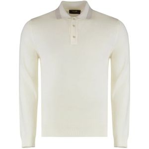 Moorer, Heren, Tops, Wit, Maat: M Katoen,