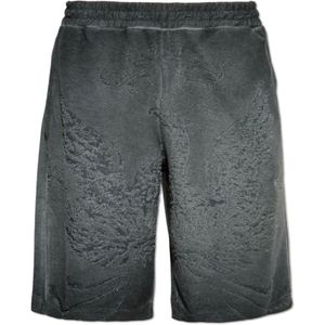 Diesel, Heren, Korte broeken, Grijs, Maat: L Katoen,