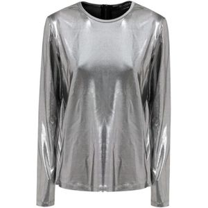 Tom Ford - T-shirt - Grijs - Viscose - Dames