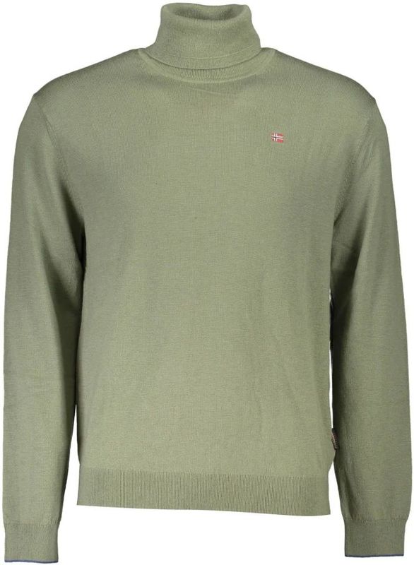 Napapijri - Damavand T 1 - Coltrui - 100% Wol - Geborduurde Noorse Vlag