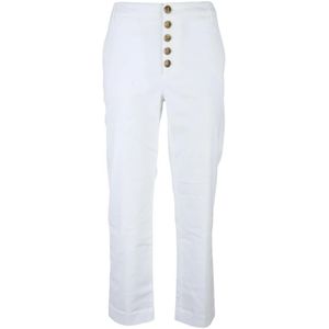 Dondup, Dames, Broeken, Wit, Maat: W27 Katoen,