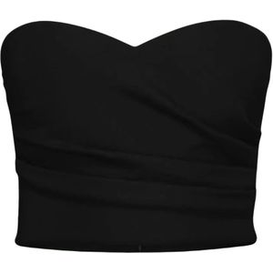 Emme DI Marella, Dames, Tops, Zwart, Maat: XS Jersey,