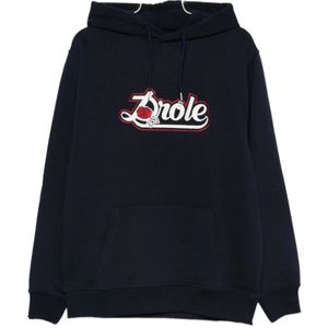 Drole de Monsieur, Heren, Sweatshirts & Hoodies, Blauw, Maat: XL Katoen,