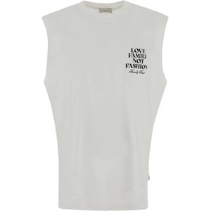 Family First, Heren, Tops, Wit, Maat: S Katoen,