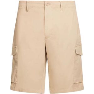 Tommy Hilfiger, Heren, Korte broeken, Beige, Maat: W32 Katoen,