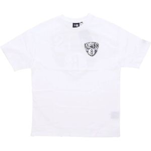 New Era, Heren, Tops, Wit, Maat: M Katoen,