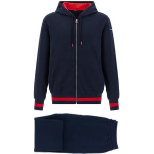 Kiton, Heren, Sport, Blauw, Maat: XL Katoen,