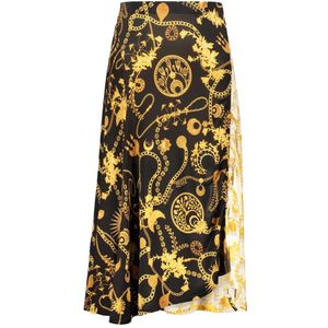 Marine Serre, Dames, Rokken, Veelkleurig, Maat: S Zijde,