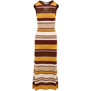 Akep, Dames, Jurken, Veelkleurig, Maat: S