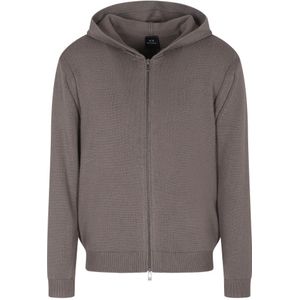 Armani Exchange, Heren, Sweatshirts & Hoodies, Grijs, Maat: S Katoen,