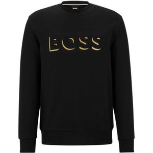 Hugo Boss, Heren, Sweatshirts & Hoodies, Zwart, Maat: XL