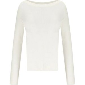 Max Mara, Dames, Truien, Wit, Maat: S Katoen,