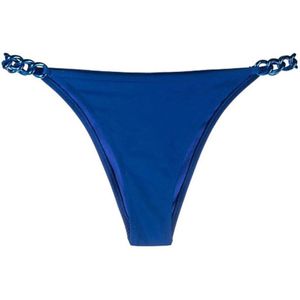 Moschino, Dames, Badkleding, Blauw, Maat: L Polyamide,