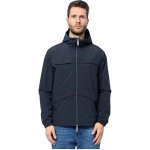Afterlabel, Heren, Jassen, Blauw, Maat: L
