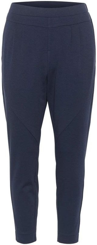 Cream - CR Anett - Bandplooibroek - Donkerblauw - Slimfit - 7/8 lengte