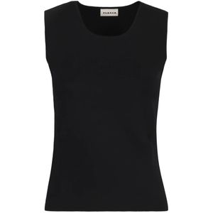 P.a.r.o.s.h., Dames, Tops, Blauw, Maat: M Viscose,