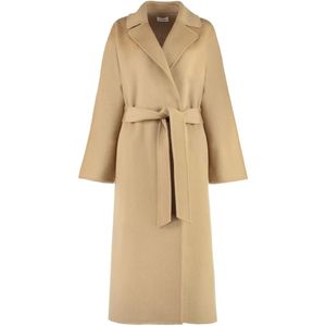 P.a.r.o.s.h., Dames, Mantels, Beige, Maat: L Wol,