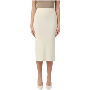 Max Mara, Dames, Rokken, Wit, Maat: S