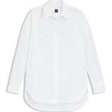 BOSS - C_Bostaffa - Blouse - Wit - Lange Mouw - Losse Pasvorm