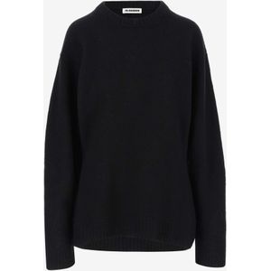 Jil Sander, Dames, Truien, Zwart, Maat: S Wol,