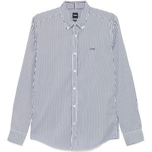 Hugo, Heren, Overhemden, Blauw, Maat: XL Katoen,