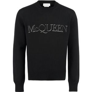 Alexander McQueen, Heren, Truien, Zwart, Maat: S Katoen,