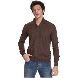 Gran Sasso, Heren, Truien, Bruin, Maat: 2XL Wol,