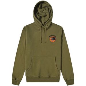 Maharishi, Heren, Sweatshirts & Hoodies, Groen, Maat: XL