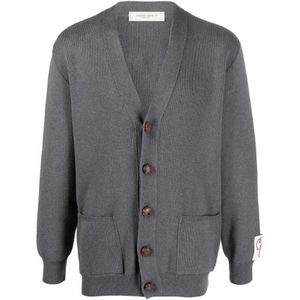 Golden Goose, Heren, Truien, Grijs, Maat: XL Katoen,