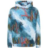 Carlo Colucci - Sprayed Knit Oversize Hoodie - Veelkleurig - Heren