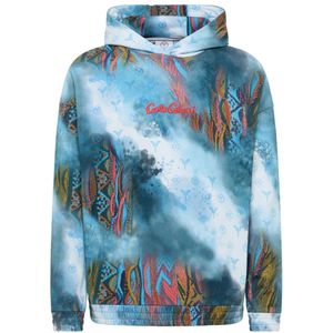 Carlo Colucci - Sprayed Knit Oversize Hoodie - Veelkleurig - Heren