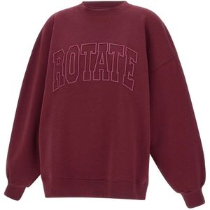 Rotate Birger Christensen, Dames, Sweatshirts & Hoodies, Paars, Maat: S Katoen,