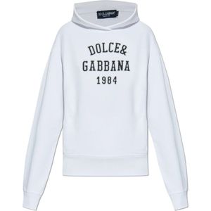 Dolce & Gabbana - Logo Sweatshirt - Wit - Dames