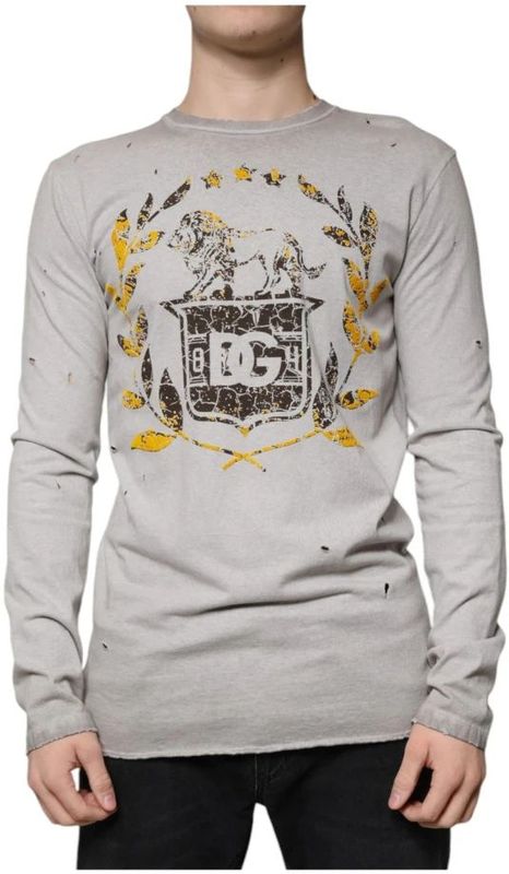 Dolce & Gabbana, Heren, Tops, Grijs, Maat: M Katoen,