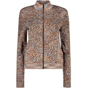 Missoni, Dames, Sweatshirts & Hoodies, Bruin, Maat: XS Viscose,