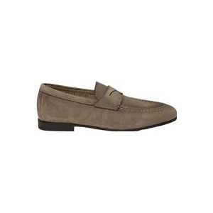 Santoni Klassieke Heren Mocassins , Beige , Heren , Maat: 41 1/2 EU