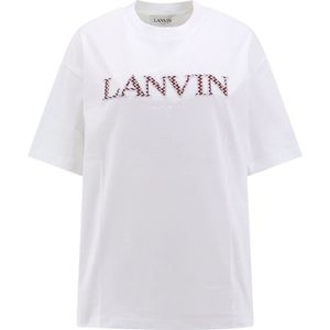 Lanvin, Dames, Tops, Wit, Maat: XS Katoen,