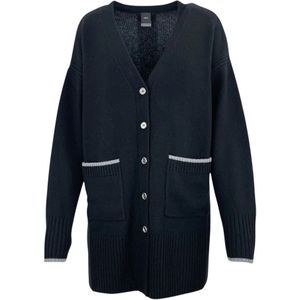 Pinko, Dames, Truien, Blauw, Maat: XS Wol,