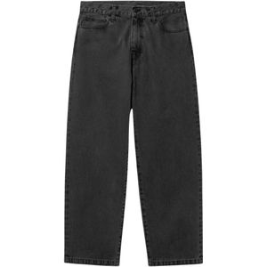 Carhartt Wip, Heren, Jeans, Zwart, Maat: W33 Katoen,