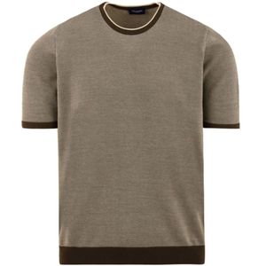 Drumohr, Heren, Truien, Grijs, Maat: M Piqué,