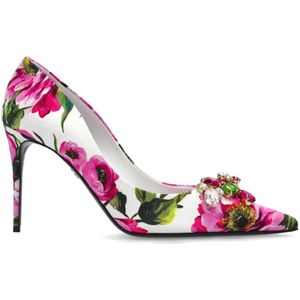 Dolce & Gabbana, Dames, Schoenen, Veelkleurig, Maat: 36 EU Leer,