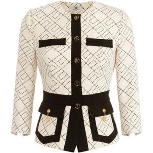 Elisabetta Franchi, Dames, Jassen, Beige, Maat: S Leer,