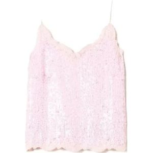 Twinset, Dames, Tops, Roze, Maat: L