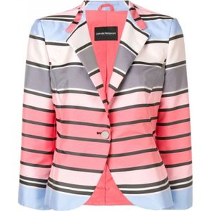 Emporio Armani, Dames, Jassen, Veelkleurig, Maat: M Poliester,
