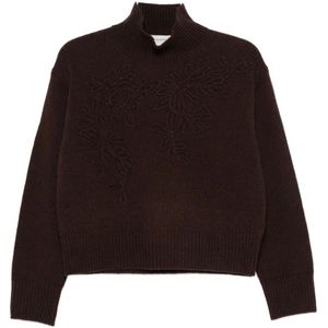 Ermanno Scervino, Dames, Truien, Bruin, Maat: XS