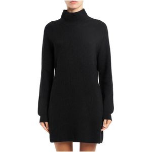 Dondup, Dames, Jurken, Zwart, Maat: 2XS