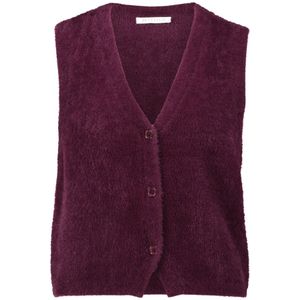 Betty & Co - Gebreid Vest - Paars - Dames