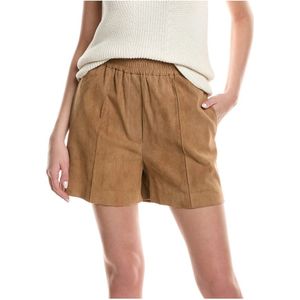 Brunello Cucinelli, Dames, Korte broeken, Beige, Maat: S